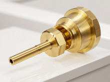 5軸數(shù)控走心機(jī)銅件加工